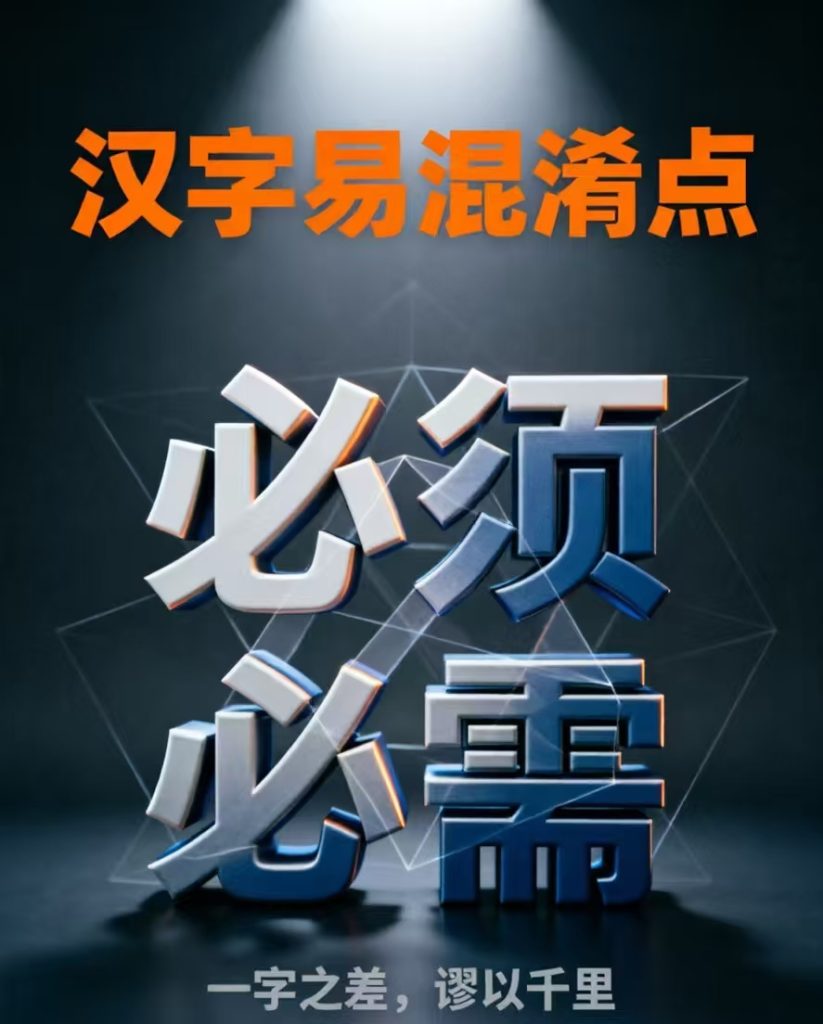 HSK3最容易混淆的30个汉字